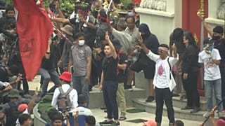 Protestos contra o governo em Banguecoque