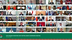 18 Temmuz G20 ülkeleri maliye bakanları ve merkez bankaları yöneticileri toplantısı ekran görüntüsü