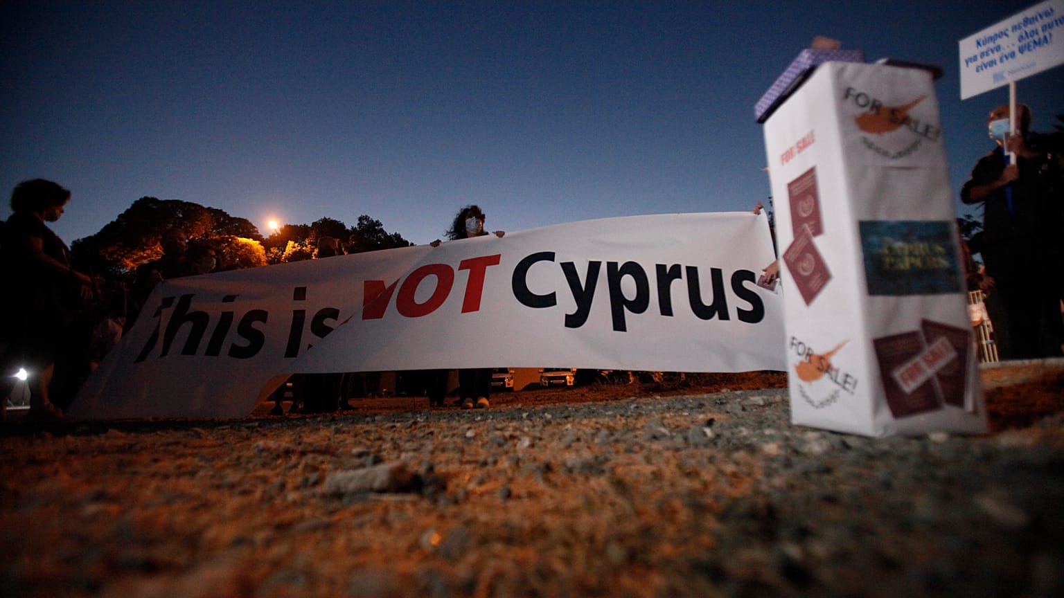 Cyprus protest