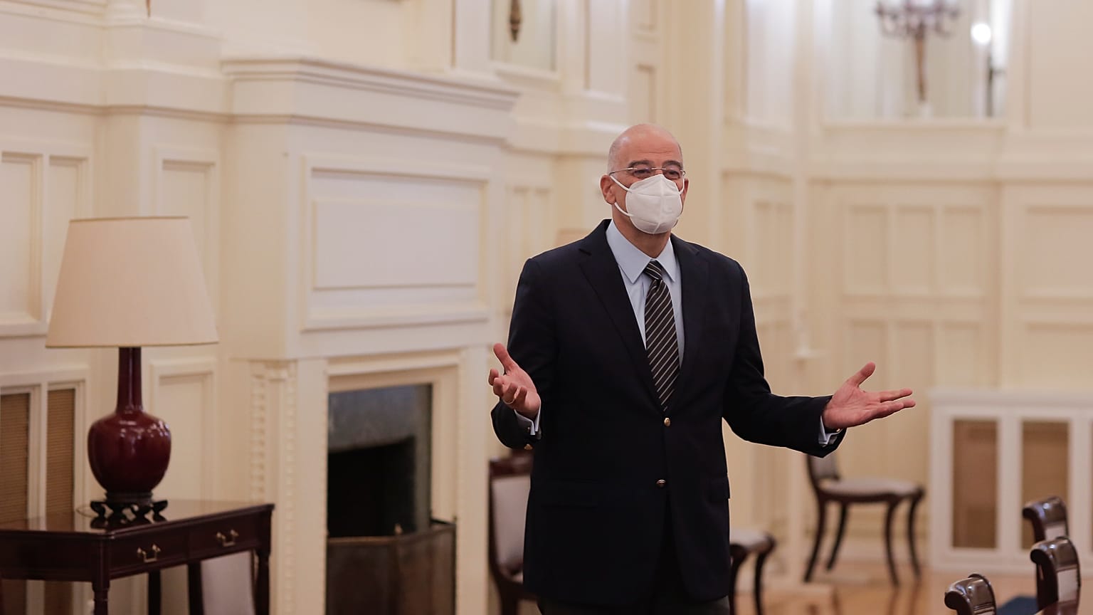Ο Υπουργός Εξωτερικών της Ελλάδας, Νίκος Δένδιας
