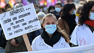 Protesto em Rennes