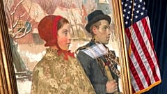 Gari Melchers imzalı 'Winter' (Kış) adlı eser