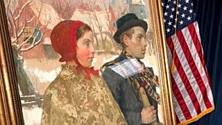 Gari Melchers imzalı 'Winter' (Kış) adlı eser