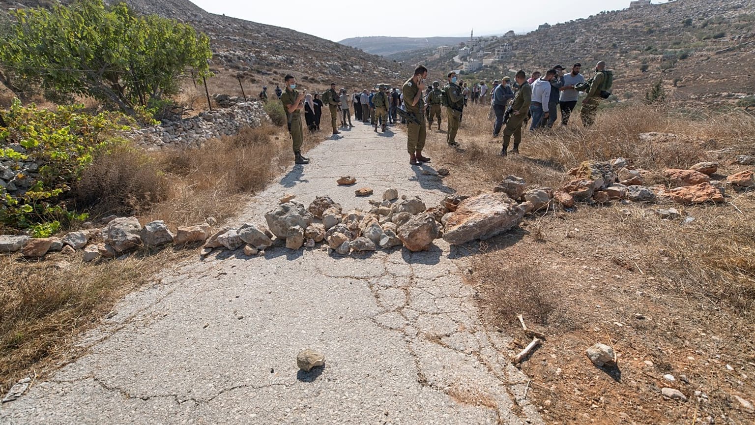 اشتباكات بين فلسطينيين وقوات إسرائيلية ومستوطنين في موسم قطاف الزيتون السنوي