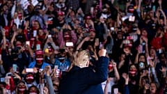 Donald Trump s'est rendu vendredi 16 octobre en Géorgie et en Floride.