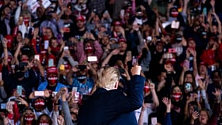 Donald Trump s'est rendu vendredi 16 octobre en Géorgie et en Floride.
