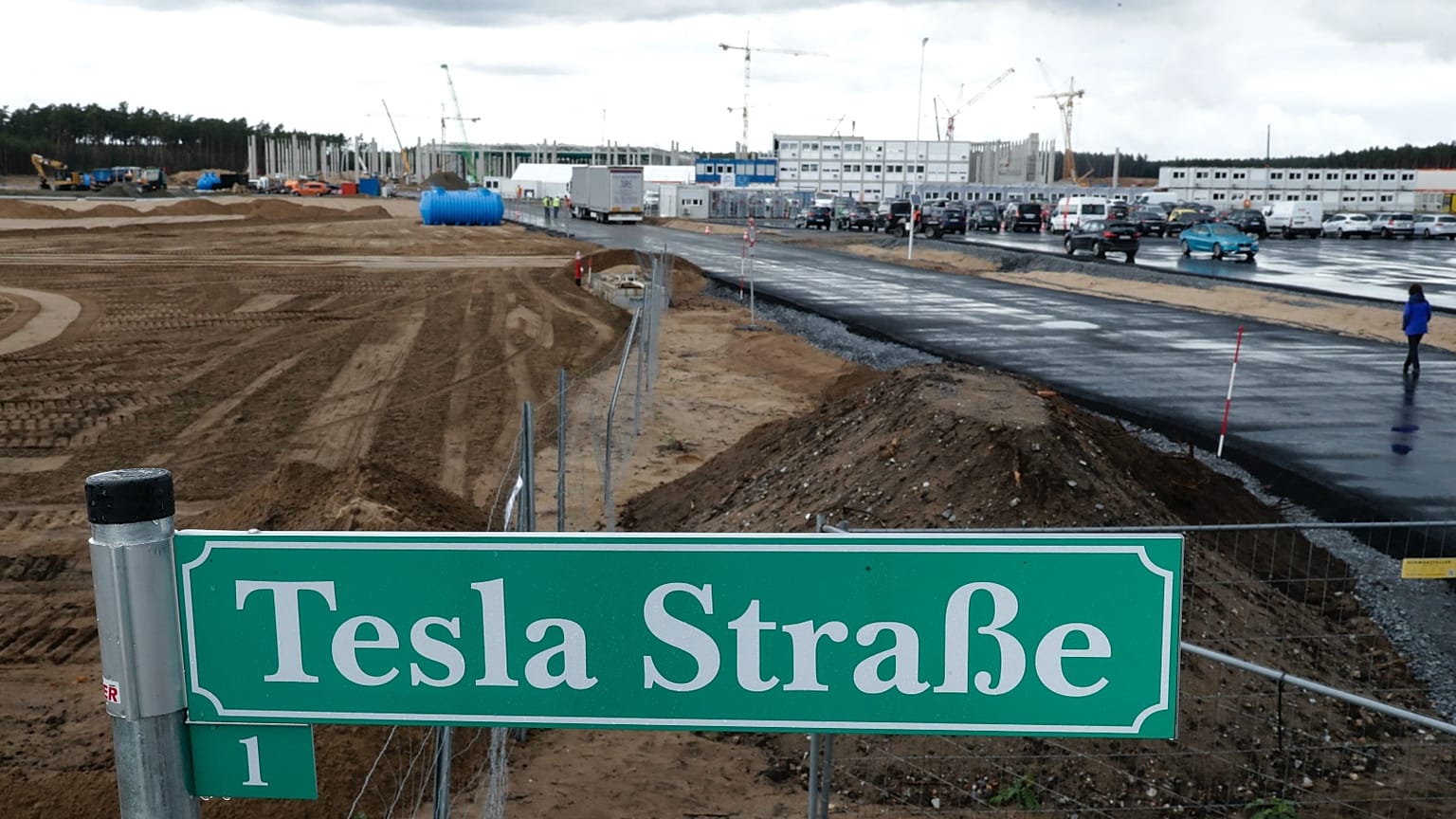 A Tesla épülő gigagyára Grünheidében
