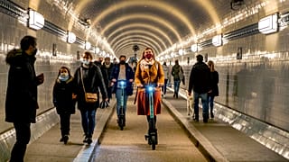 Auch im Hamburger Elbtunnel gilt Maskenpflicht
