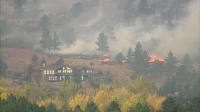 The flames have destroyed homes and forced owners to leave