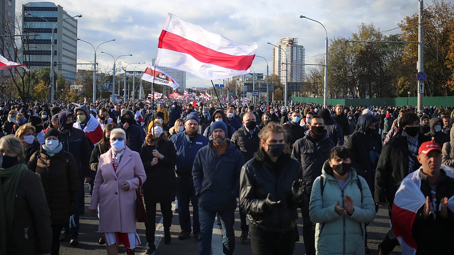 Belarus'ta gösteriler
