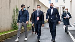 Di Maio in arrivo alla conferenza 