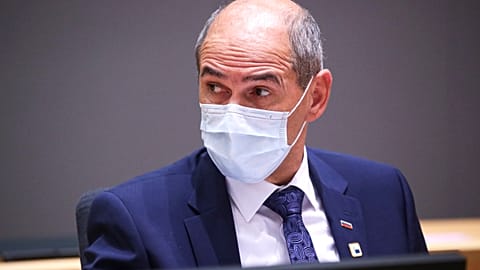 Slovenia's Prime Minister Janez Jansa attended an EU summit last week amid the worsening coronavirus pandemic.