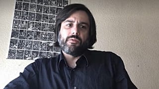 Daniel Bernabé durante su entrevista con Euronews