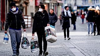 Brüksel'de bir alış veriş caddesi
