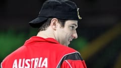Markus Rogan in der Nähe des Schwimmbads in der MEN-Arena in Manchester, England, 7. April 2008. 