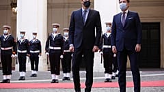 Sánchez e Conte a Palazzo Chigi