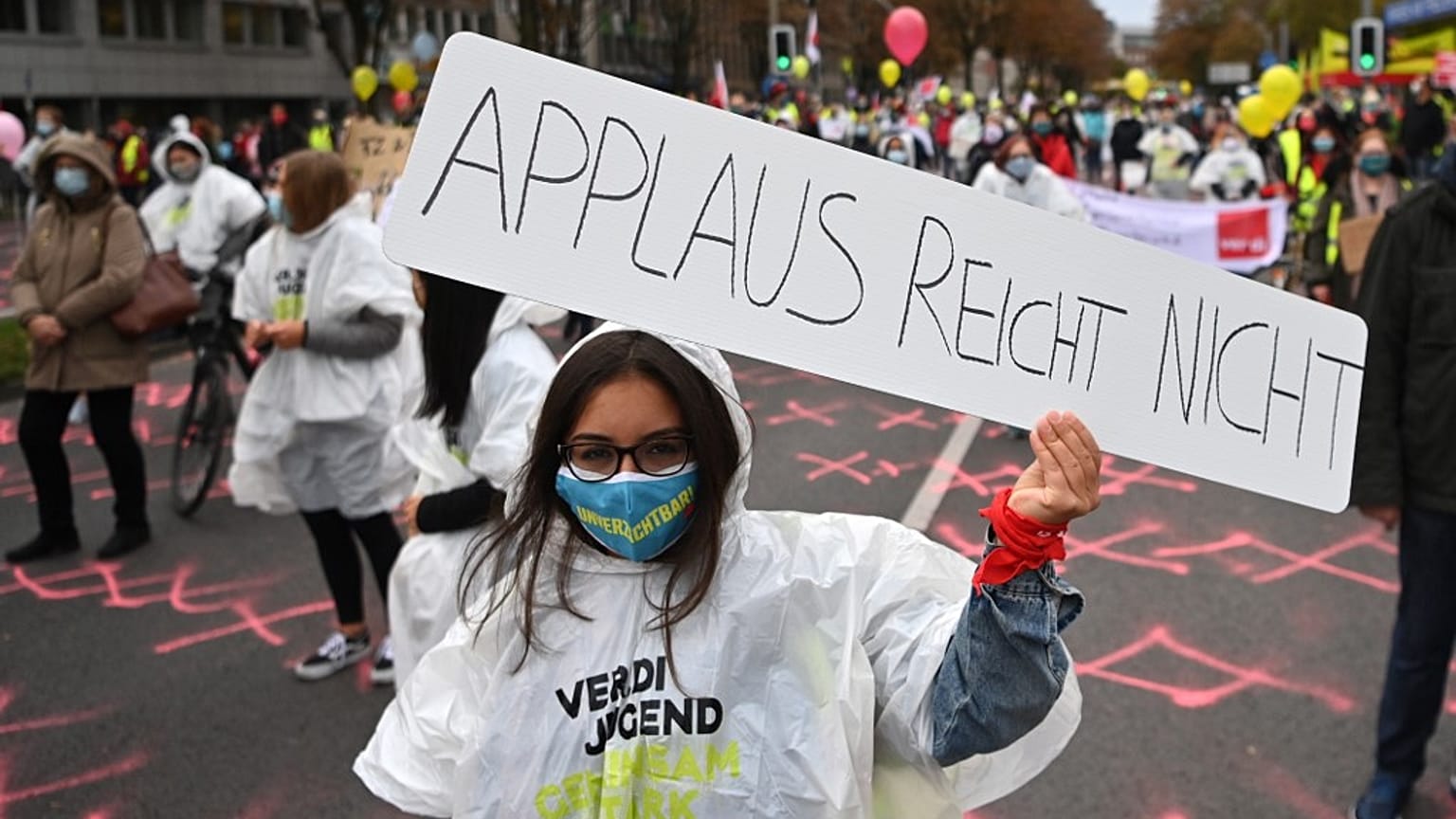 Proteste von VERDI
