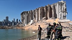 مرفأ بيروت بعد الانفجار