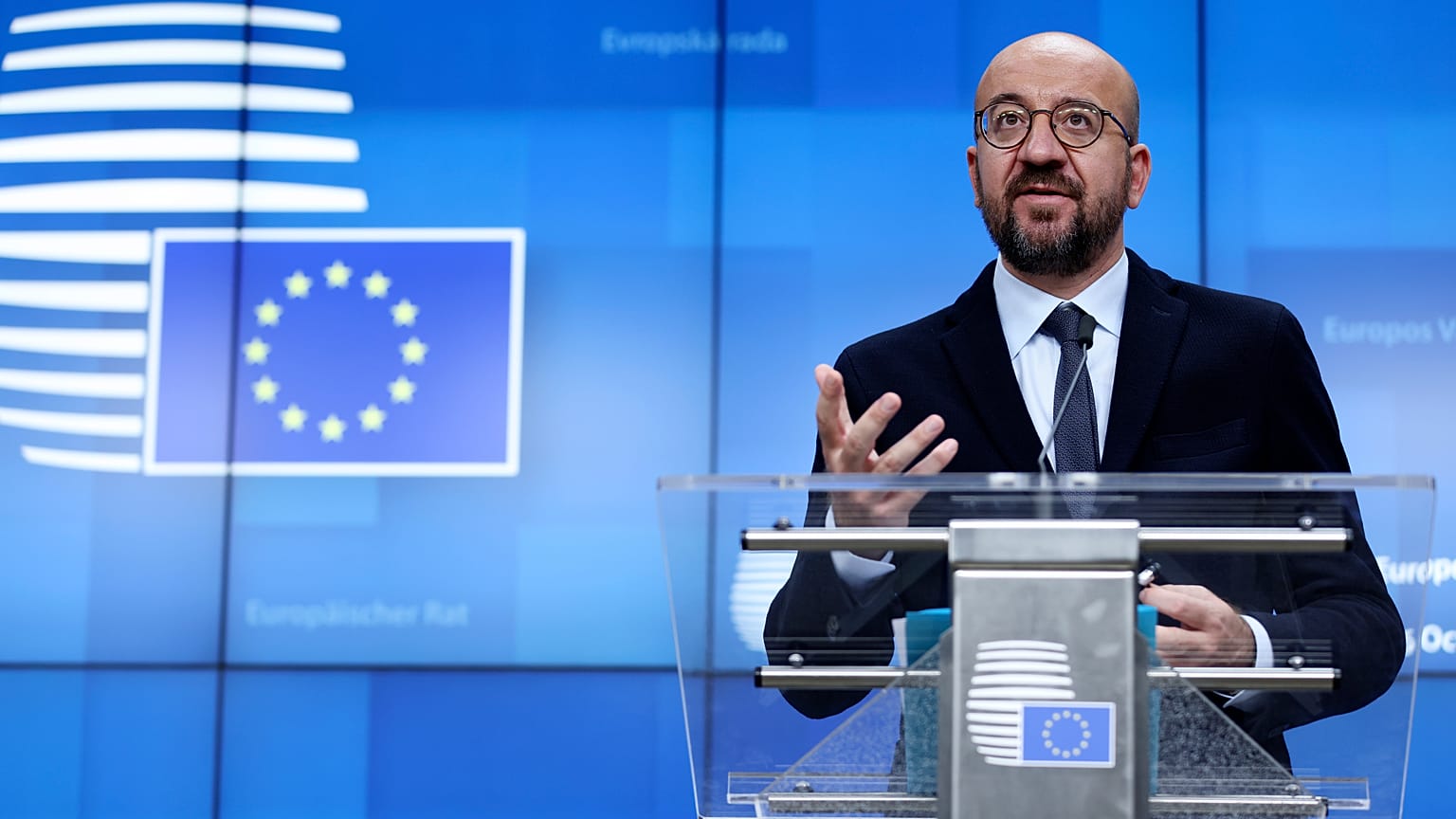 Le président du Conseil européen Charles Michel