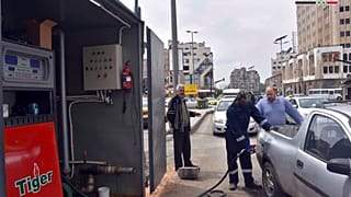 پمپ بنزین در حمص/آرشیو ۲۰۱۹