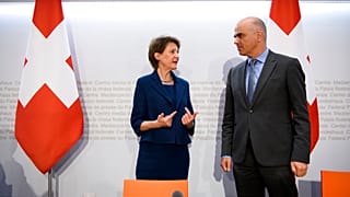 Simonetta Sommaruga und Alain Berset