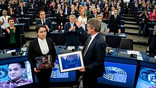 Sakharov İnsan Hakları ve İfade Özgürlüğü ödülüne Belaruslu muhalif kadınlar layık görüldü