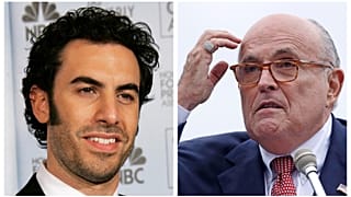Sacha Baron Cohen ve Rudy Giuliani