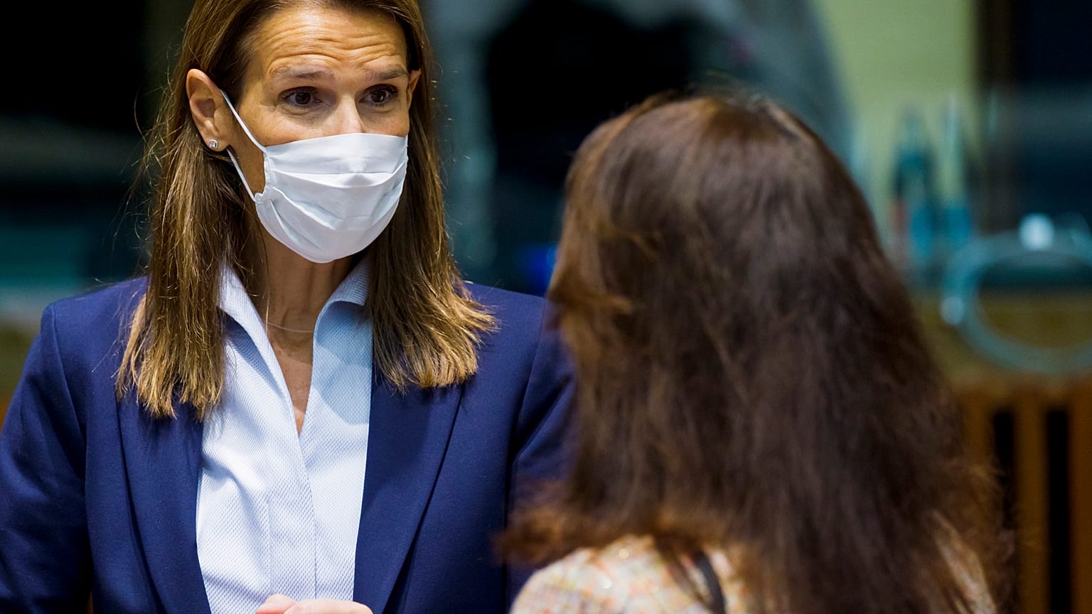 Belgiens Außenministerin Sophie Wilmes, 12.10.2020
