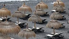 Am Strand von La Caleta