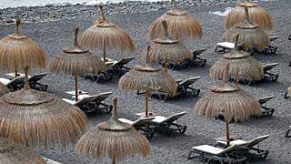 Am Strand von La Caleta