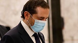 Saad Hariri a rencontré le président libanais Michal Aoun, à Baabda, est de Beyrouth, Liban, le 22 octobre 2020