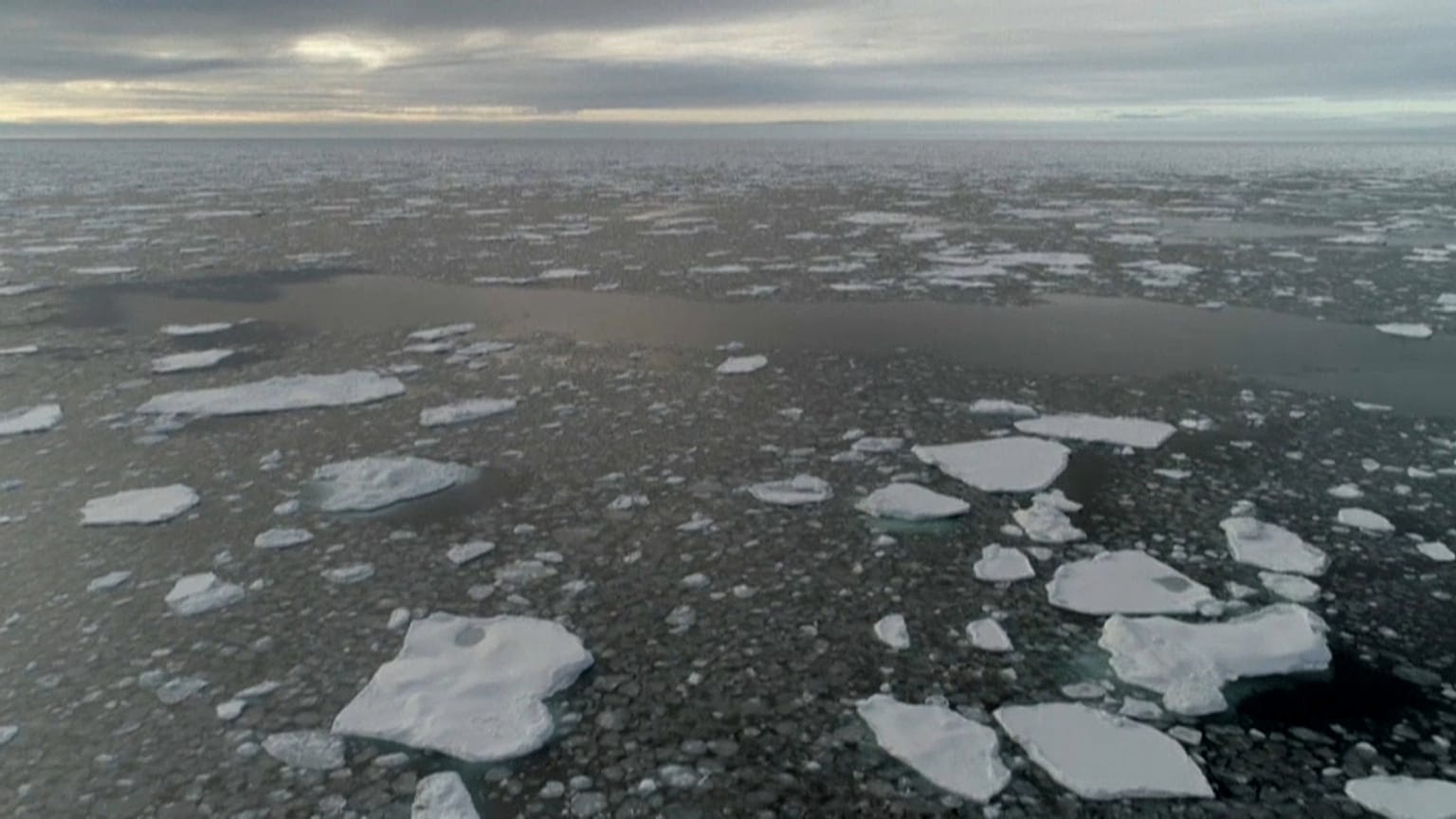 Melting ice sheet