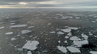 Melting ice sheet
