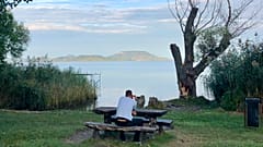 Kevés helyen közelíthető meg a Balaton vize a part természetes állapotában - 2020 ősze, Balatongyörök, 