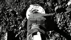 Osiris-Rex spacecraft touches the surface of asteroid Bennu