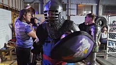 Los caballeros 'medievales' australianos listos para la batalla