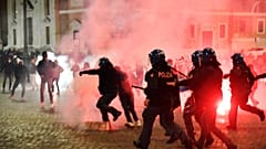 وسط ساحة ديل بوبولو، روما، إيطاليا، 24 أكتوبر 2020