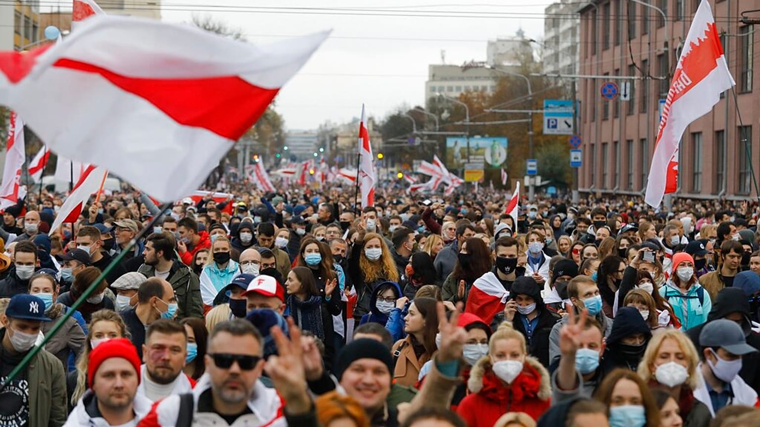 Undécimo domingo consecutivo de protestas en Bielorrusia