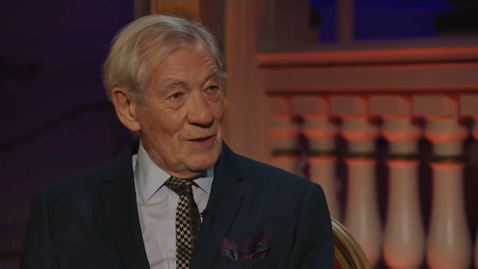 Ator inglês Ian McKellen
