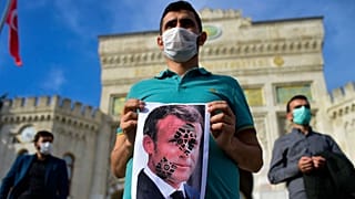 Türkiye'de Macron karşıtı protesto