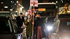 Акция протеста в Варшаве