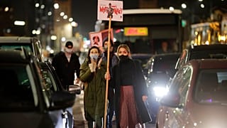 Акция протеста в Варшаве