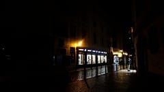 Une rue à Prague en République tchèque le 23 octobre 2020