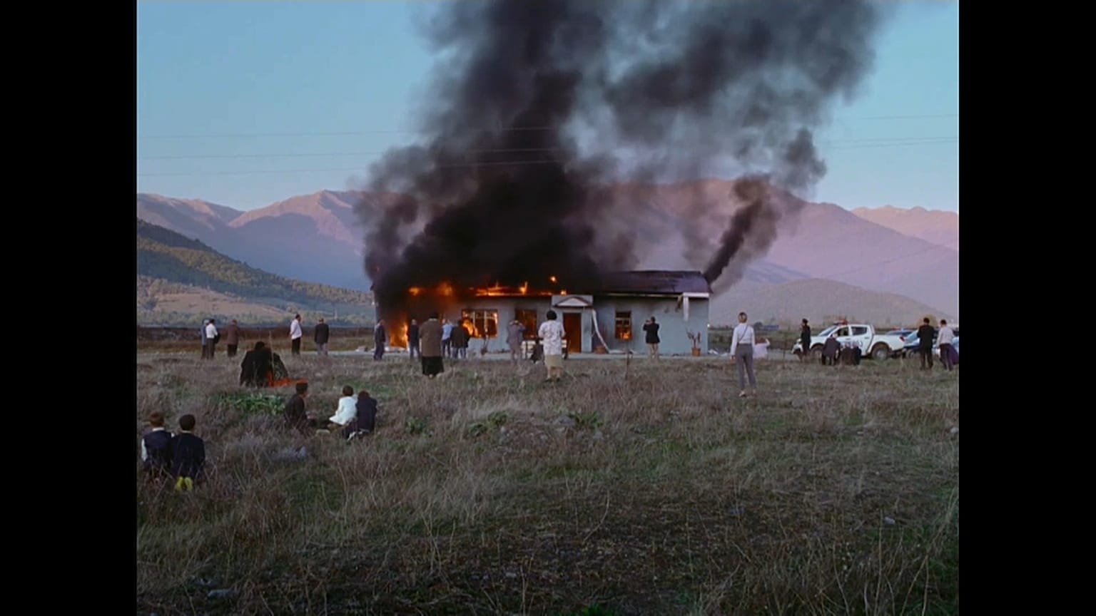 Una imagen de la película georgiana "Beginning", de Dea Kulumbegashvili 