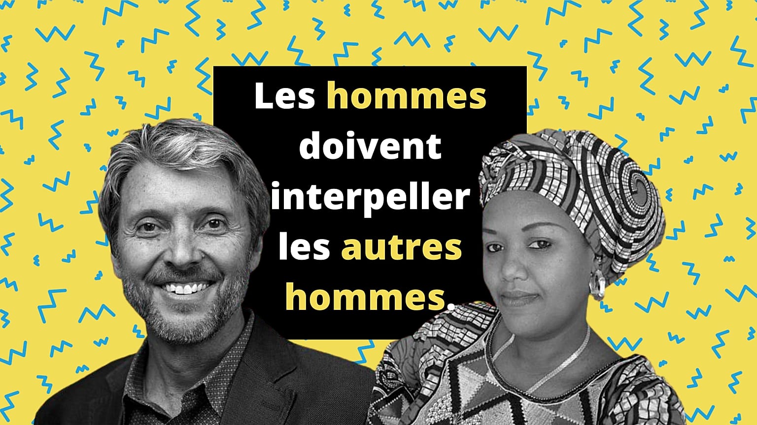 Gary Barker et Shamsi Kazimbaya