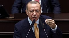 El presidente Erdogan este miércoles ante el Parlamento