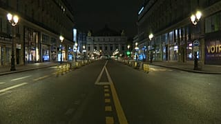 París, desierto, después de comenzar el nuevo confinamiento