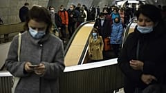 Пассажиры московского метро