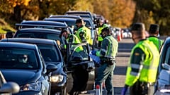 Un control policial en Madrid