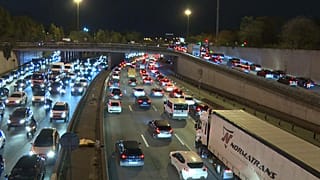 Pariser Umgehungsstraße, auf der Höhe der Porte Maillot, 29.10.2020